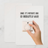 Hilarische Moederdag-Kaart - Mum's Thermostat Kaart (Voorkant / Achterkant)