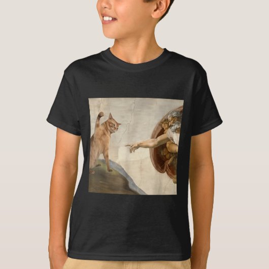 Hilarische Sarcastische Brainrot Grappige Meme Kat T-shirt (Voorkant)