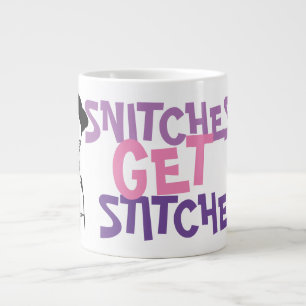 Hilarische Snitches Get Stitches Meme Grote Koffiekop