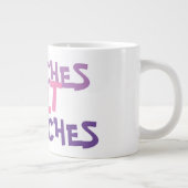 Hilarische Snitches Get Stitches Meme Grote Koffiekop (Rechts)