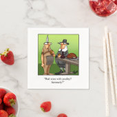 Hilarische Thanksgiving dinerservetten Servet (Insitu)