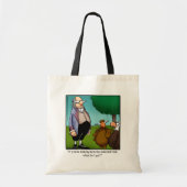 Hilarische Thanksgiving Humor Canvas tas Gift (Voorkant)