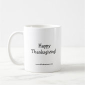 Hilarische Thanksgiving Humor Coffee Mok (Links)