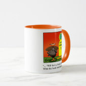 Hilarische Thanksgiving Humor Mok Gift (Voorkant rechts)