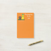 Hilarische Thanksgiving om te doen lijst Post-it® Notes (Op bureau)