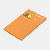 Hilarische Thanksgiving om te doen lijst Post-it® Notes (Schuin)