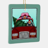 Hilarische Tree Cutting Holiday Ornament Gift (Rechts)