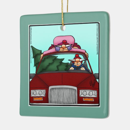 Hilarische Tree Cutting Holiday Ornament Gift (Links)