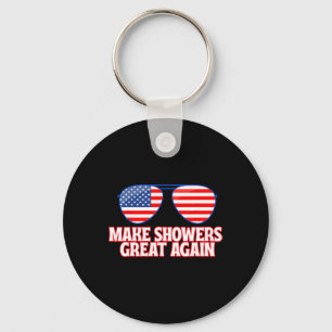 Hilarische Trump America 2025 Funny Showers Meme A Sleutelhanger