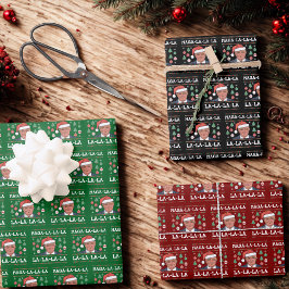 Hilarische Trump Maga La La La Lelijke Kerst Inpakpapier Vel