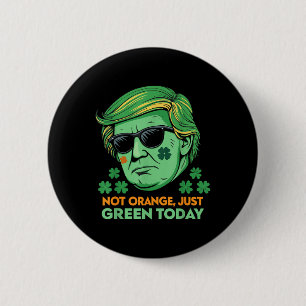 Hilarische Trump St. Paddy's Ronde Button 5,7 Cm