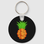 Hilarische unieke basketbal ananas - Original G Sleutelhanger (Voorkant)