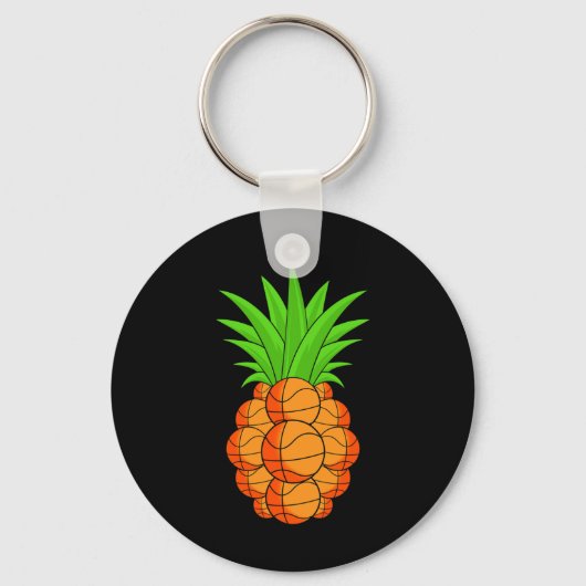 Hilarische unieke basketbal ananas - Original G Sleutelhanger (Voorkant)