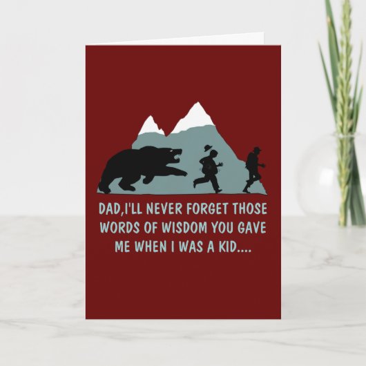 Hilarische Vaderdag Kaart (Voorkant)