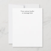 Hilarische Valentijnsdag Breuk Echtscheiding Perso Notitiekaartje (Achterkant)