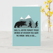 Hilarische verjaardag kaart (Gele Bloem)