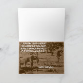 Hilarische verjaardag kaart (Binnen)