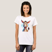 Hilarische verwarde ezel t-shirt (Voorkant volledig)