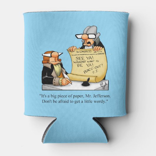 Hilarische vierde juli Humor Koelbox Blikjeskoeler (Voorkant)