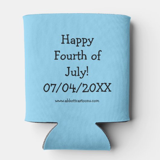 Hilarische vierde juli Humor Koelbox Blikjeskoeler (Achterkant)