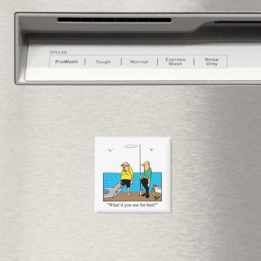 Hilarische Vissen Humor magneet (Insitu (Vaatwasser))