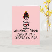 Hilarische wenskaarten alleen voor vrouwen kaart (Gele Bloem)