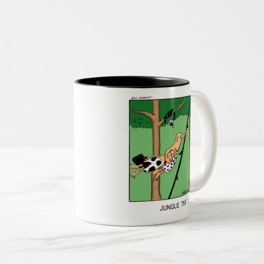 Hilarische werk pendelaar Humor Mok (Voorkant rechts)