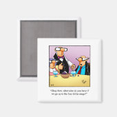 Hilarische Wijn Humor Magnet (Voorkant / Achterkant)