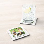 Hilarische Wijn Humor Onderzetter Gift (Rechterzijde)