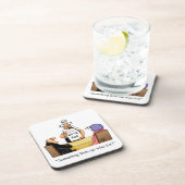 Hilarische Wijn Humor Onderzetter Gift (Rechterzijde)