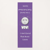 Hilarische WOW Maangezicht Yoga Mat (Voorkant)