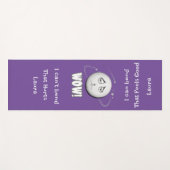 Hilarische WOW Maangezicht Yoga Mat (Voorkant (horizontaal))