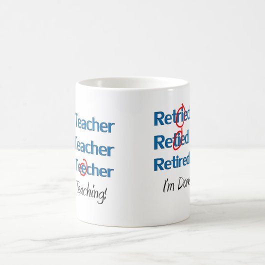 Hilarous In ruste Teacher Gifts Koffiemok (Center)