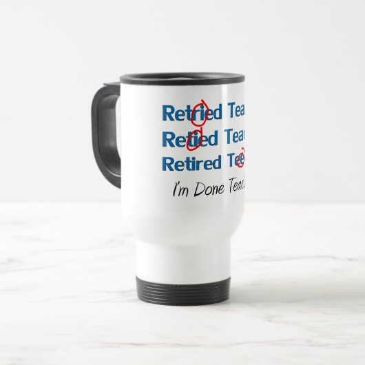 Hilarous In ruste Teacher Gifts Reisbeker (Voorkant links)