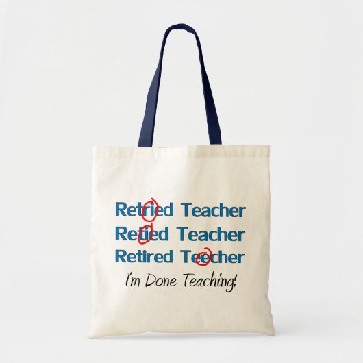 Hilarous In ruste Teacher Gifts Tote Bag (Voorkant)
