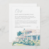 Hilary and Oliver's Weekend Details Final Kaart (Voorkant / Achterkant)