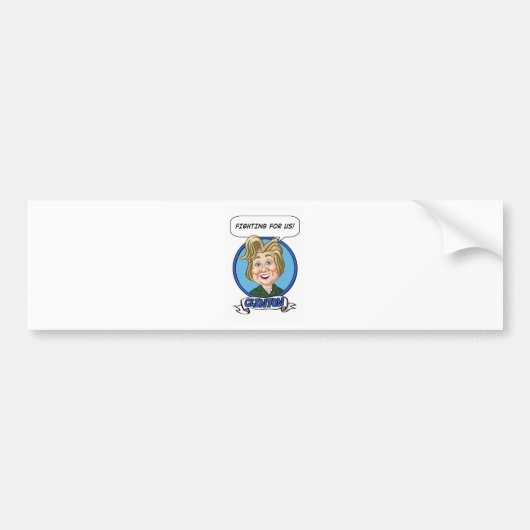 Hilary Clinton Election 2016 Bumpersticker (Voorkant)
