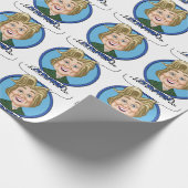 Hilary Clinton Election 2016 Cadeaupapier (Hoek)