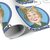 Hilary Clinton Election 2016 Cadeaupapier (Rol Hoek)