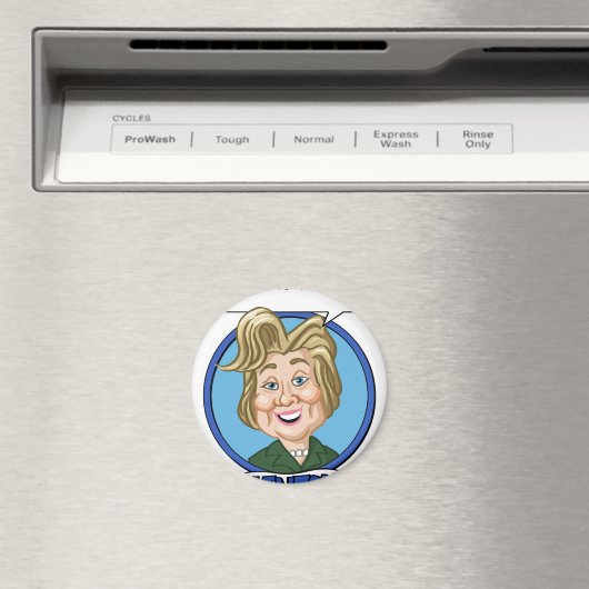 Hilary Clinton Election 2016 Magneet (Insitu (Vaatwasser))