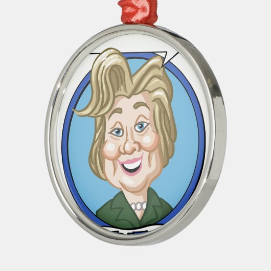 Hilary Clinton Election 2016 Metalen Ornament (Links)