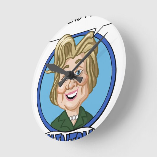 Hilary Clinton Election 2016 Ronde Klok (Hoek)