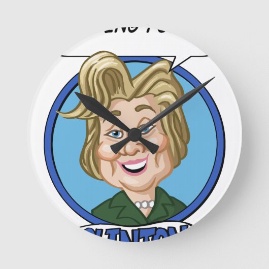 Hilary Clinton Election 2016 Ronde Klok (Voorkant)