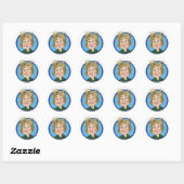 Hilary Clinton Election 2016 Ronde Sticker (Vel)