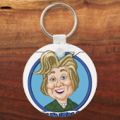 Hilary Clinton Election 2016 Sleutelhanger (Voorkant)