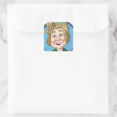 Hilary Clinton Election 2016 Vierkante Sticker (Tas)