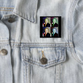 Hilary Clinton Memorabilia Digitale Kunst Button (In situ)