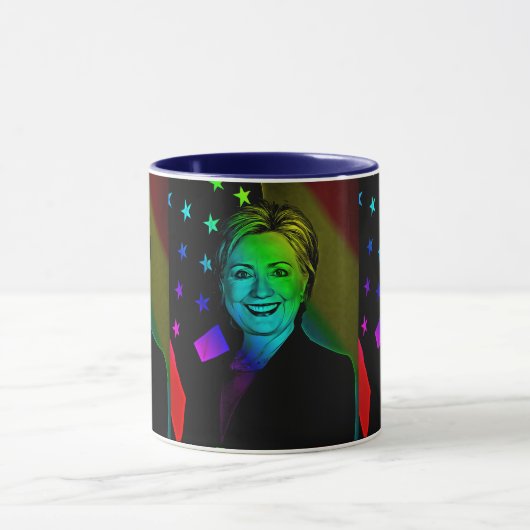 Hilary Clinton Memorabilia Keepsake Coffee Mok (Midden)
