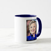 Hilary Clinton Memorabilia Keepsake Coffee Mok (Voorkant rechts)