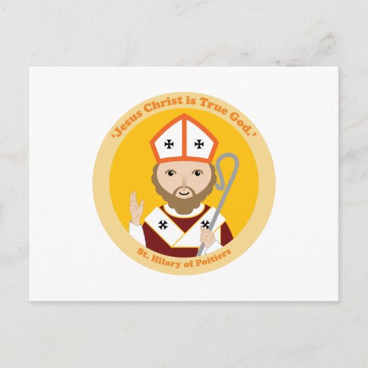 Hilary of Poitiers Briefkaart (Voorkant)